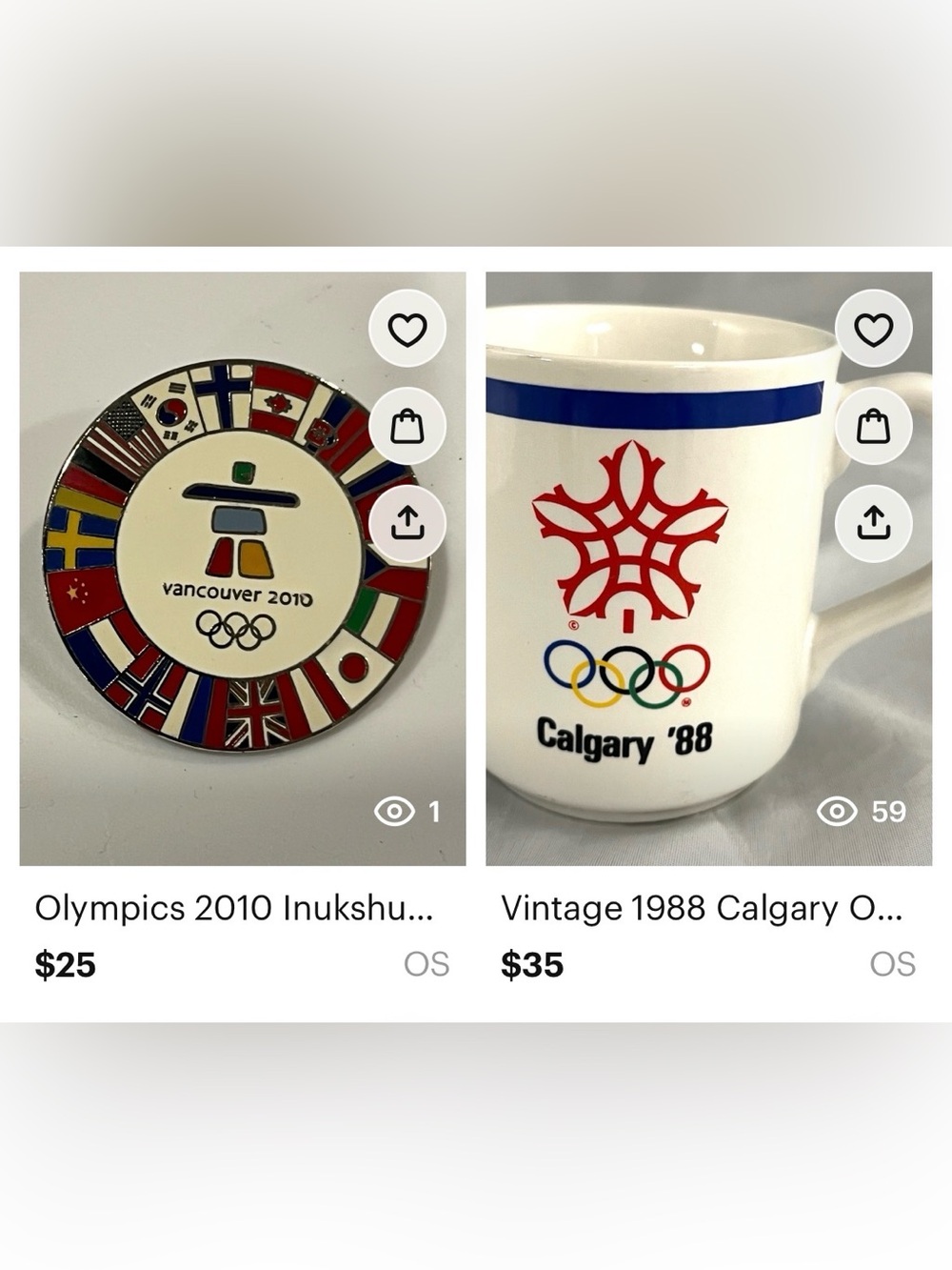Olympics 2010 Inukshuk All Nations Flag Pin Vancouver Winter Games Silver Pin - Picture 7 of 7